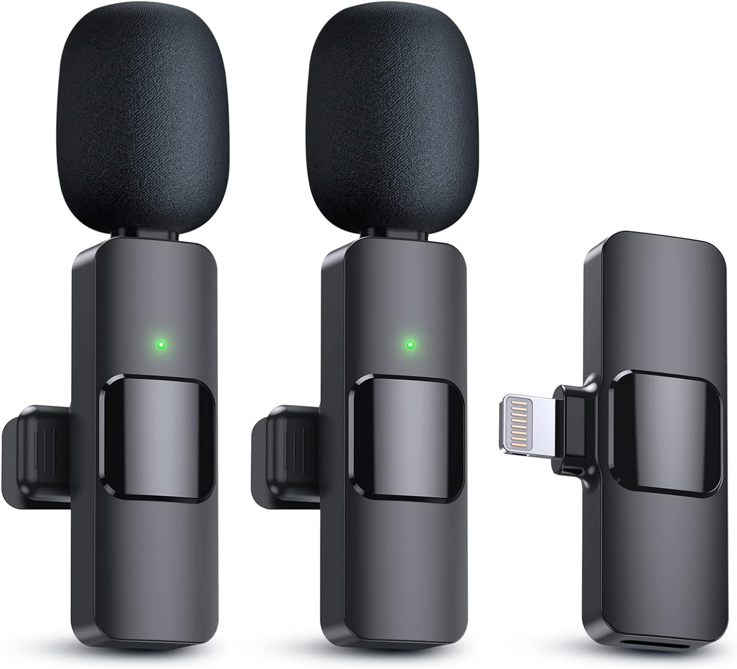 Microfone de Lapela Sem Fio