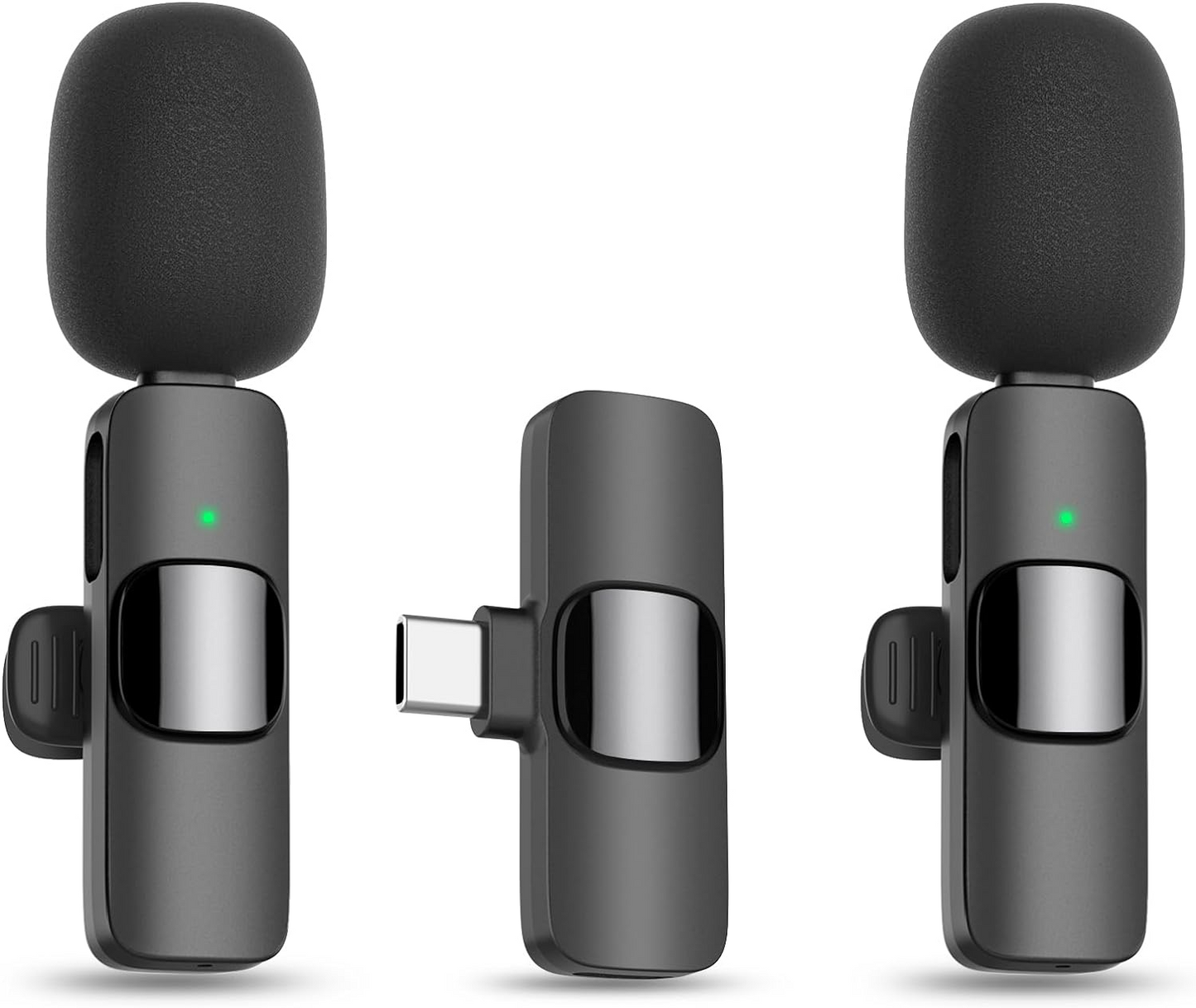 Microfone de Lapela Sem Fio