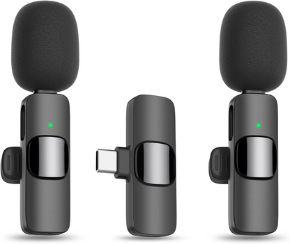 Microfone de Lapela Sem Fio